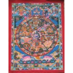 Grand Tableau Bouddhiste Thangka
