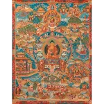Grand Tableau Bouddhiste Thangka