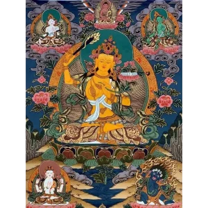 Grand Tableau Bouddhiste Thangka