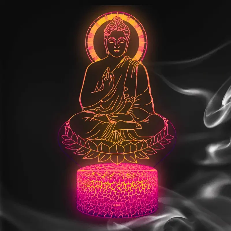 Lampe 3D Bouddha