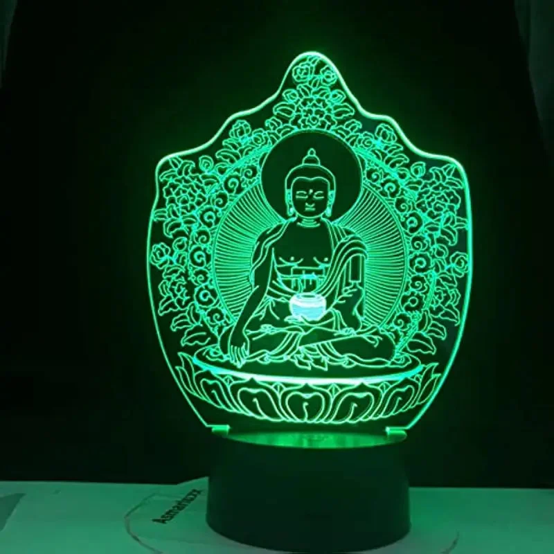 Ambiance avec la Lampe Bodhisattva 3D
