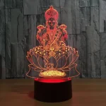 Lampe Bouddha & Lotus