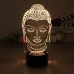 Lampe Tête de Bouddha