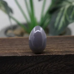 Oeuf de Yoni Agate grise