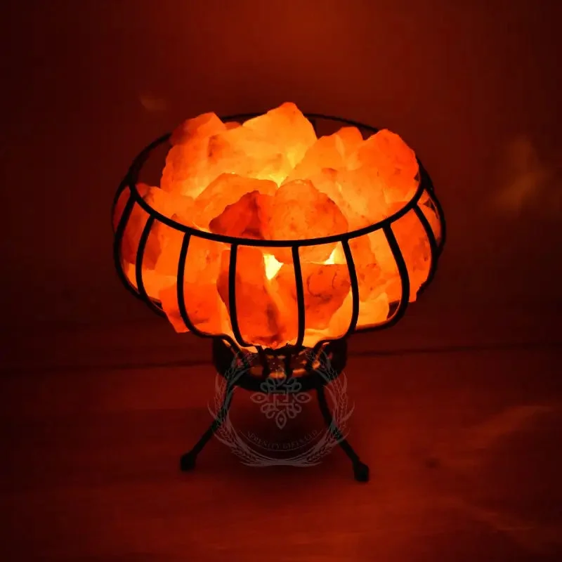 Élégance du Panier de lampe de sel de l'Himalaya