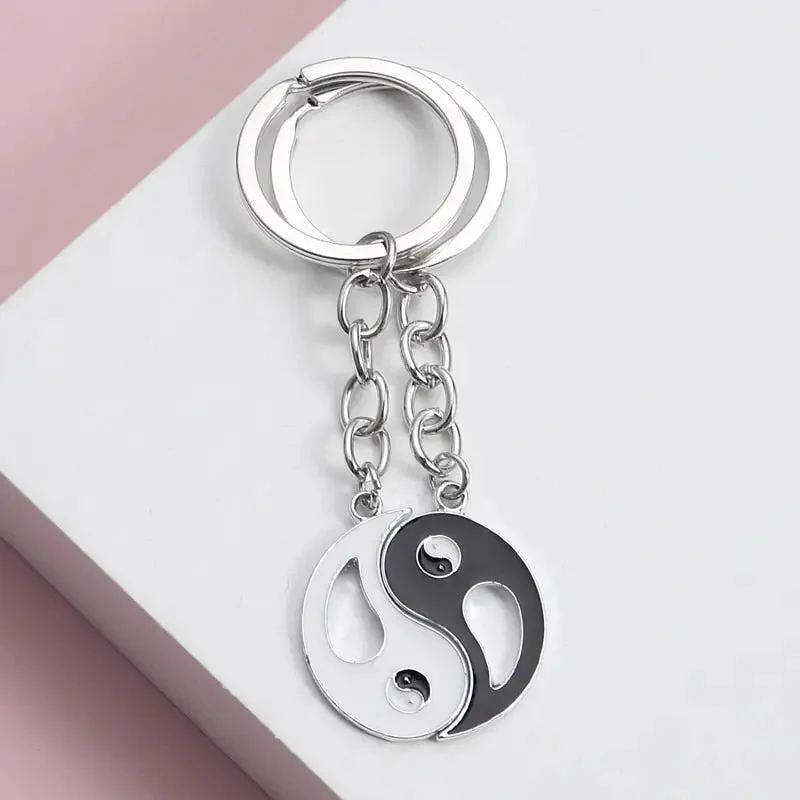 Porte-clés couple Yin Yang
