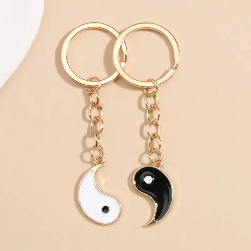 Porte-clés couple Yin Yang