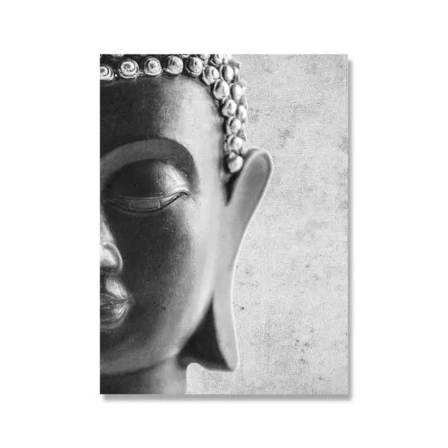 Poster Bouddha Zen en tête