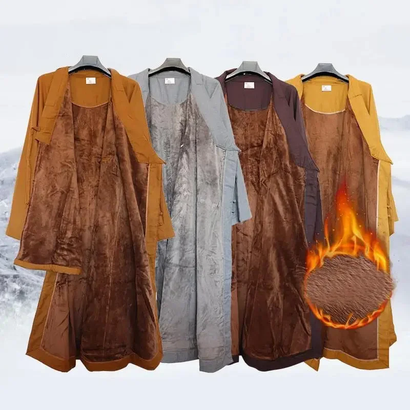 Robe moine bouddhiste d'hiver