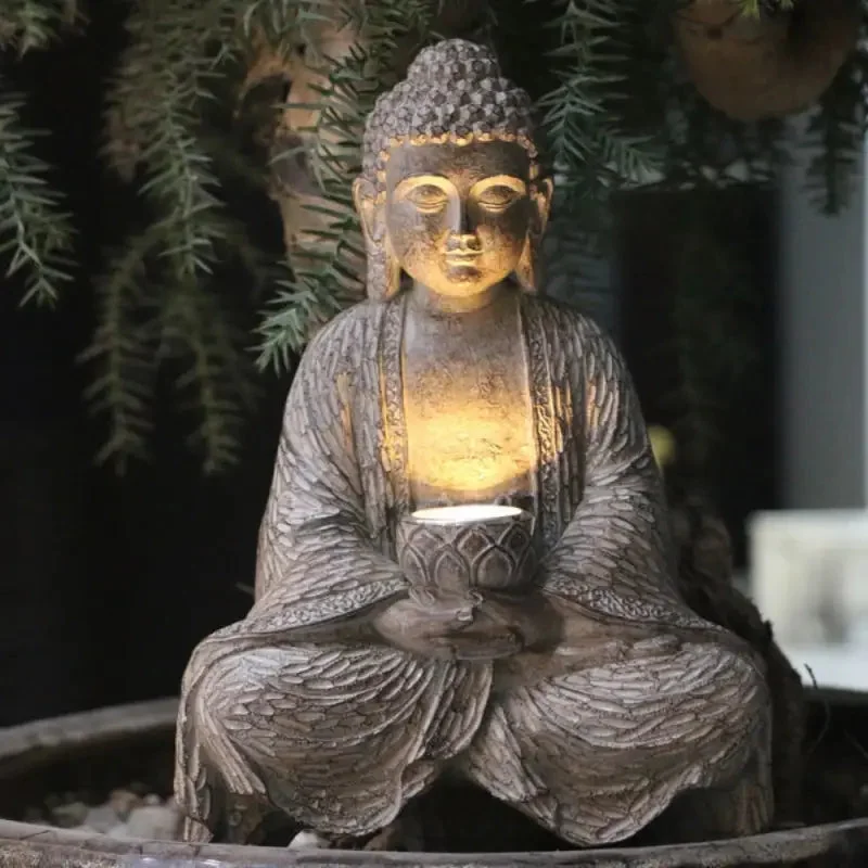 Statue de Bouddha en résine