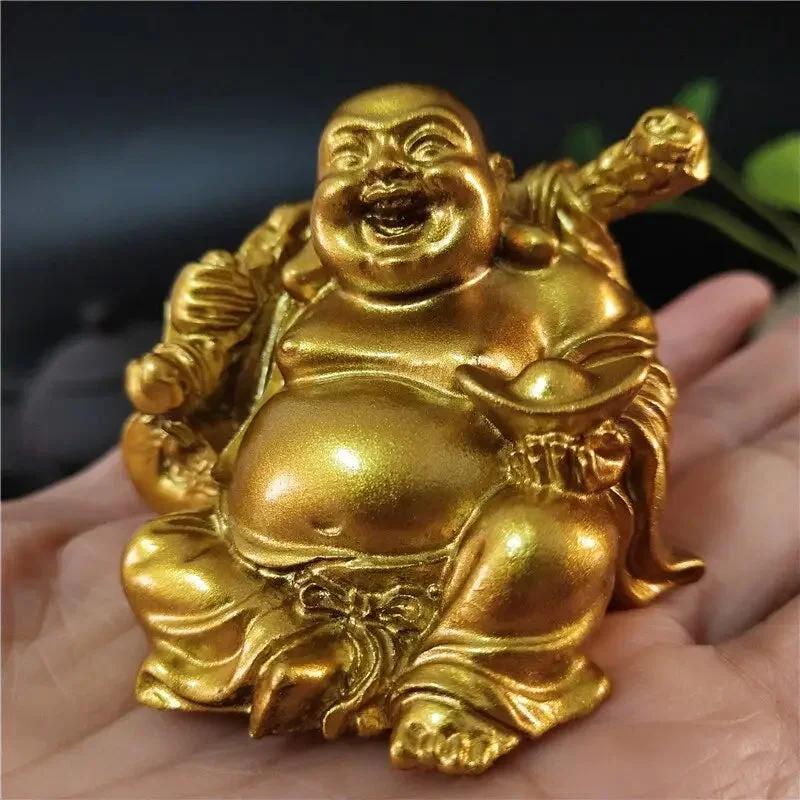 Statuette Bouddha Rieur en Résine