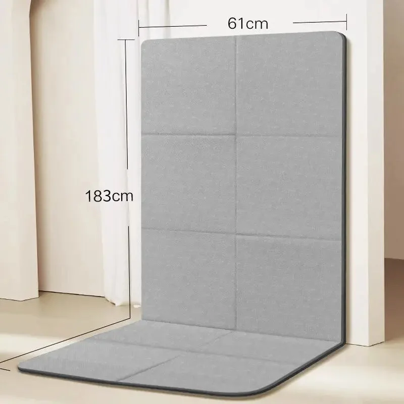 Tapis de méditation Yoga pliable gris