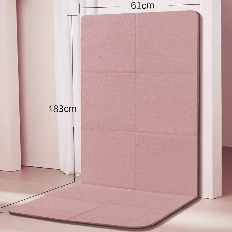 Tapis de méditation Yoga pliable rose