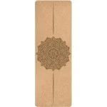Tapis de yoga Fleur de vie en liège