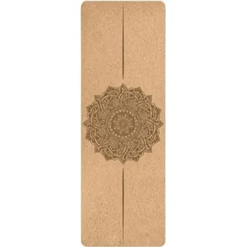Tapis de yoga Fleur de vie en liège