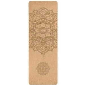 Tapis de yoga Mandala en liège
