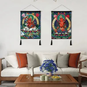 Tenture Thangka Bouddhiste