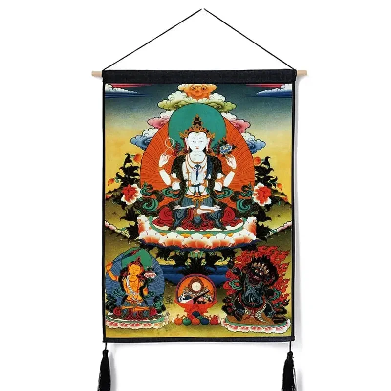 Tenture Thangka Bouddhiste