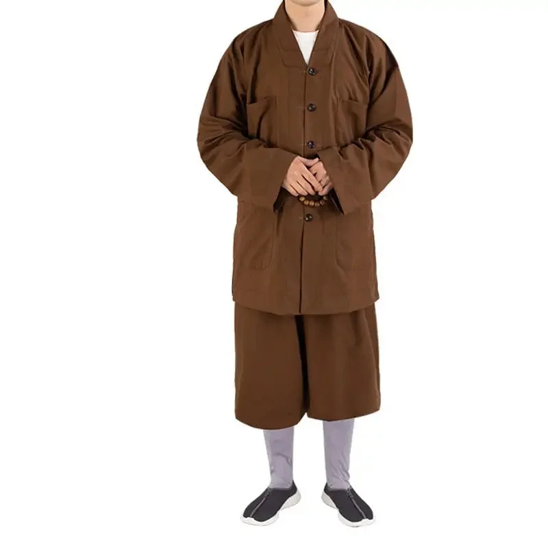 Tenue de moine traditionnelle marron